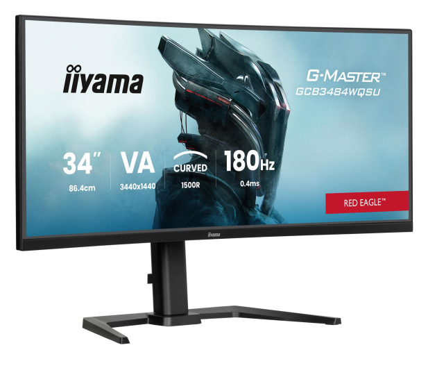 IIYAMA G-Master GCB3484WQSU-B1 Red Eagle Curved - 1329677 - zdjęcie 3